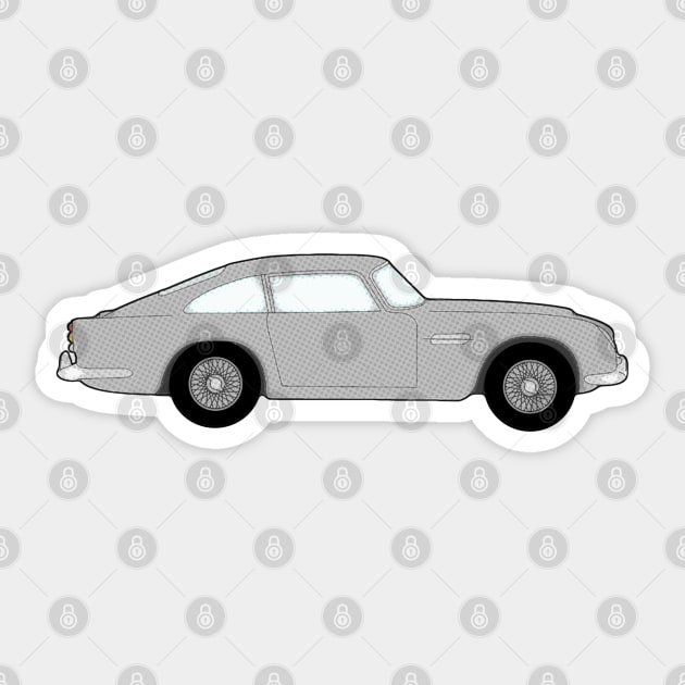 Aston Martin DB5 Sticker by Spy Style